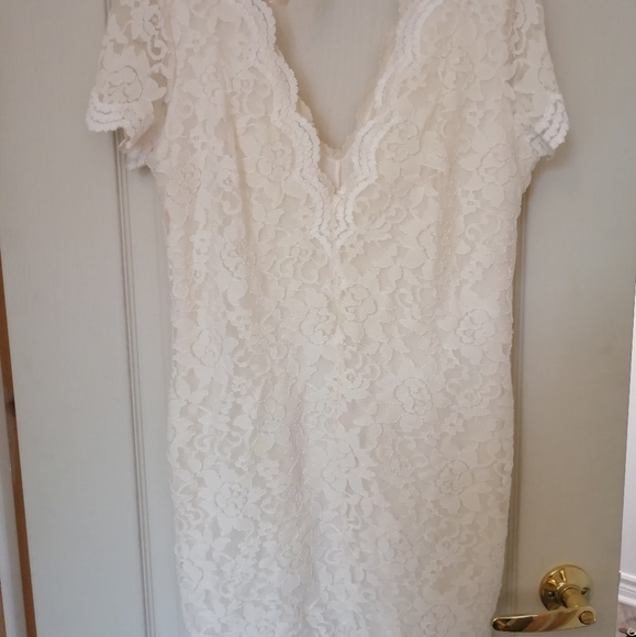 Kimchi blue cream coloured short sleeve dress - Picture 1 of 2